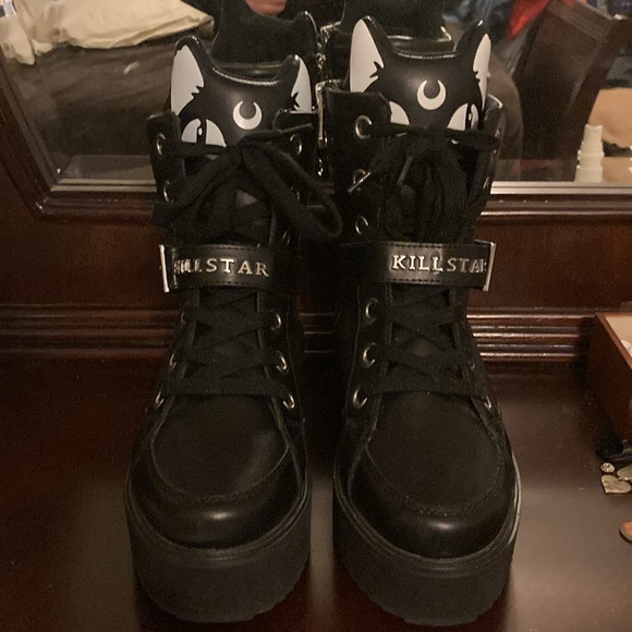 KILLSTAR Cat Boots NWOT Retired & Adorable Size 7 - Picture 1 of 5